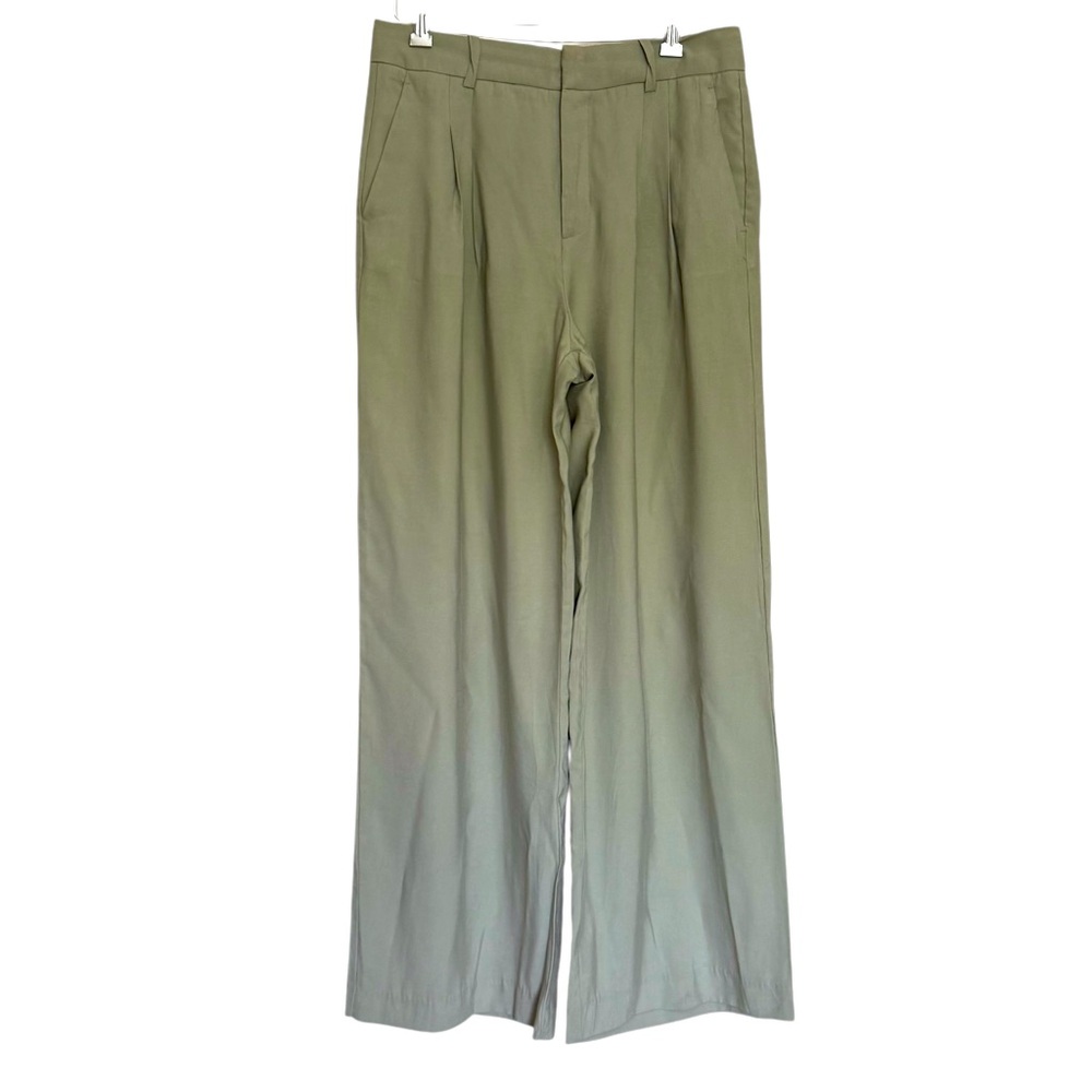 Mango High Rise Wide Leg Baggy Pants Size 6